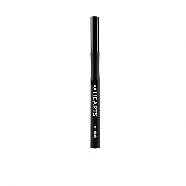 Hearts Liquid Eyeliner Creamy Black 01 Rich Pigment