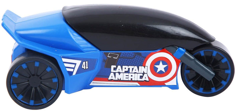 Marvel Mightiest Riders Captain America Pull-Back Motorcycle Toy