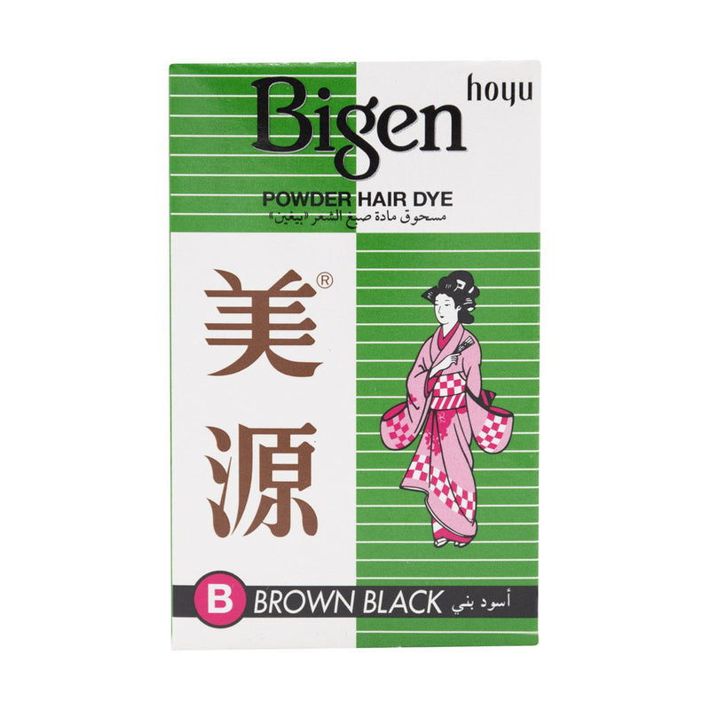 Bigen Powder Hair Color Water-Activated Ammonia-Free #58 Black Brown