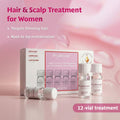 Foltene Hair & Scalp Tonic Ampoules for Women, Revitalizing Formula, 12 Ampoules
