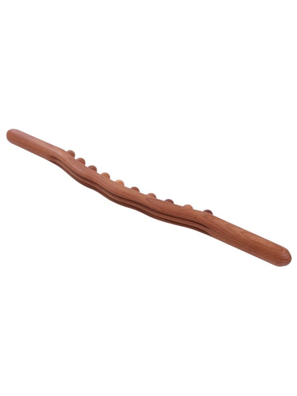 Spa System Multi-Ball Wooden Massage Stick, Rolling Ball Body Massage Tool