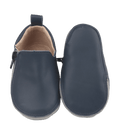Rose et Chocolat RCZS 02 Zipper Baby Shoes Rubber Soles Navy Size 22-23, 12-18 Months