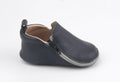 Rose et Chocolat RCZS 02 Zipper Baby Shoes Rubber Soles Navy Size 22-23, 12-18 Months