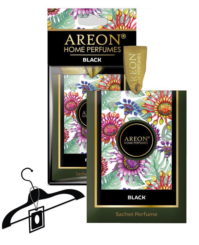 Areon Sachet Perfume Premium Black Air Freshener