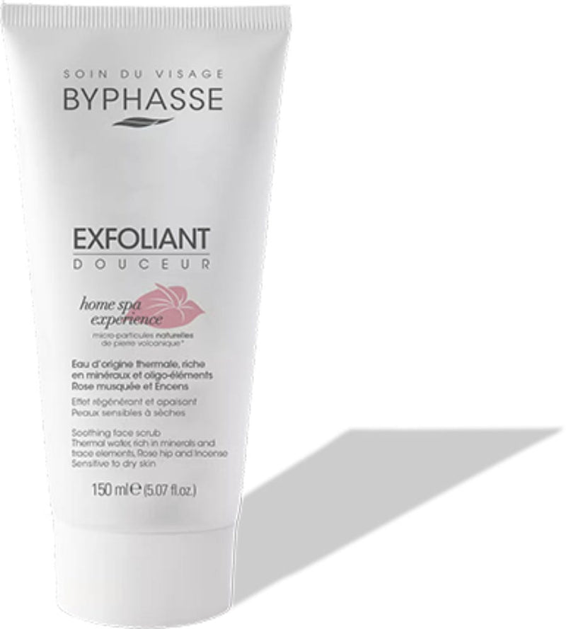 Byphasse Soothing Face Scrub Exfoliating Scrub for Sensitive to Dry Skin 150ml