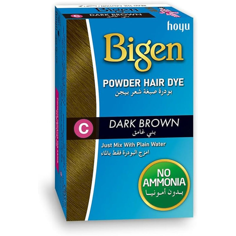 Bigen Permanent Hair Color Powder Dark Brown