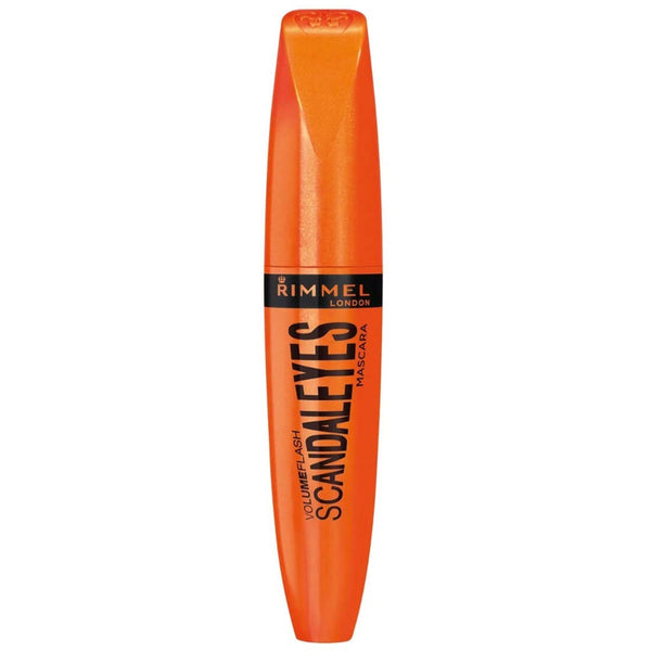 Rimmel Scandal Eyes Extreme Black Mascara, Volumizing Natural Finish, MaxDensity Brush
