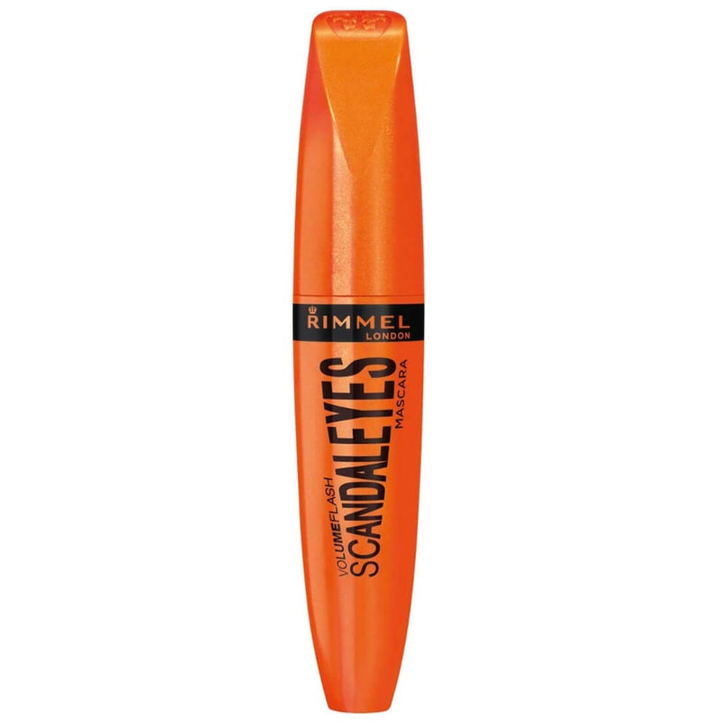 Rimmel Scandal Eyes Extreme Black Mascara, Volumizing Natural Finish, MaxDensity Brush