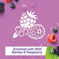 Johnson's Vita-Rich Replenishing Body Wash Cream Formula Raspberry Extract 400ml