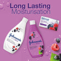 Johnson's Vita-Rich Replenishing Body Wash Cream Formula Raspberry Extract 400ml