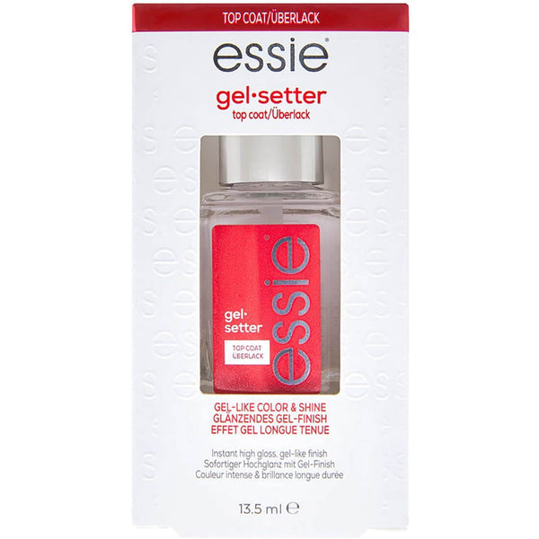 Essie Gel Setter Top Coat Clear High-Shine Gel-Like Finish
