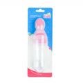 Baby Care Zone R Silicone Feeding Bottle with Built-In Spoon, Flexible Food-Grade Design