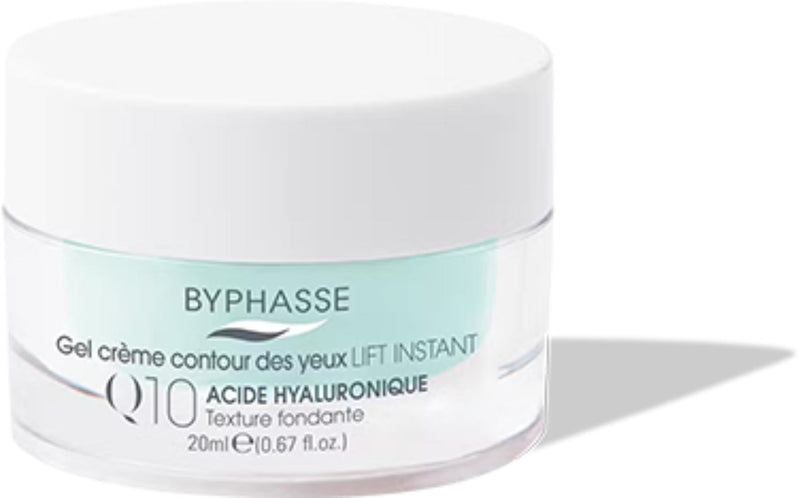 Byphasse Lift Instant Q10 Eye Contour Gel Cream with Hyaluronic Acid 20ml