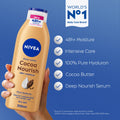 NIVEA Cocoa Nourish Body Lotion Creamy Texture Deep Moisture Cocoa Butter 250ml