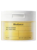 Biodance Vita Niacinamide Gel Toner Pads, Pre-Soaked Facial Toner, 60 Pieces