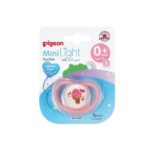Pigeon Mini Light Pacifier Small Size 0+ Months with Nipple Case