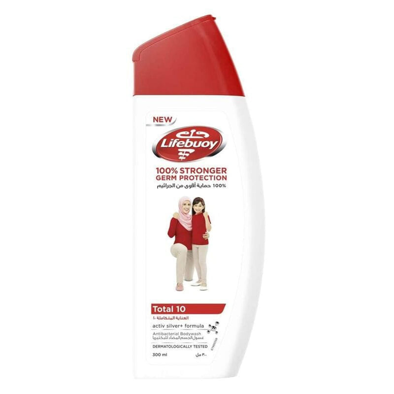 Lifebuoy Total 10 Body Wash Active Silver Refreshing Scent 300ml