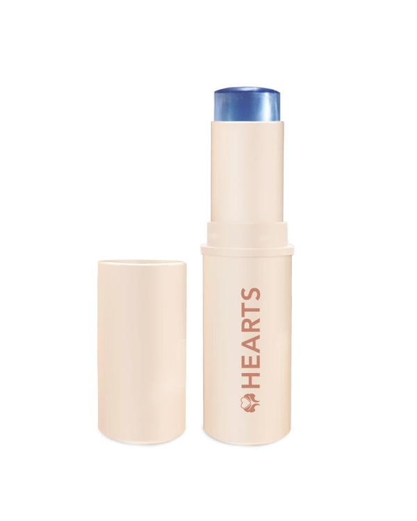 Hearts Stick Tint for Lips and Cheeks, Lightweight Moisturizing Formula, Aqua Magic 02