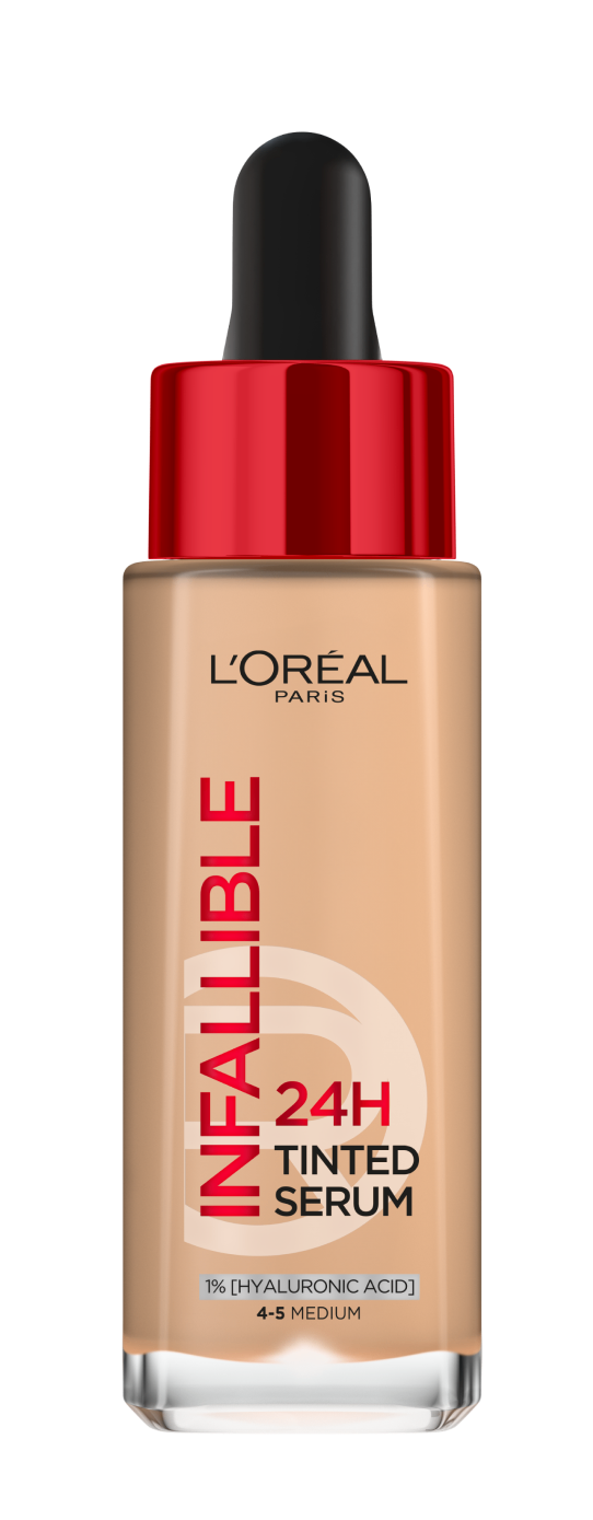 L'Oreal Paris Infallible 24H Tinted Serum Medium Coverage Natural Glow Shade 4-5