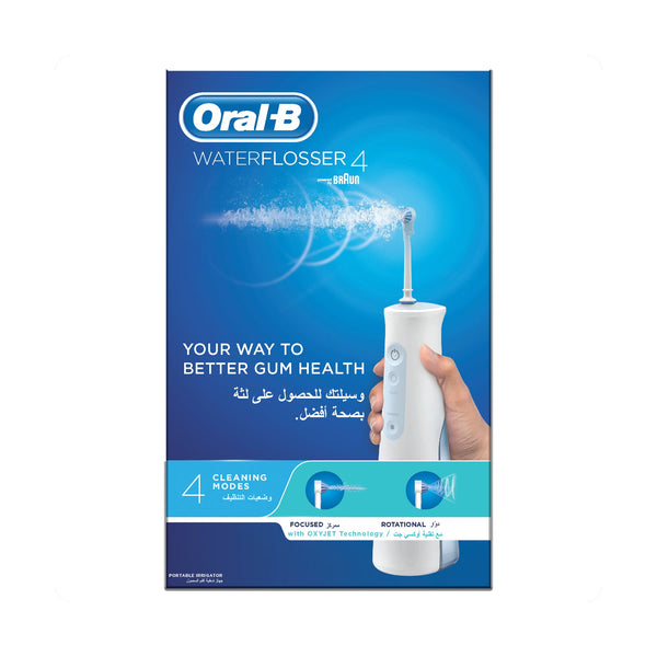 Oral-B Waterflosser 4 Portable Irrigator Oxyjet Technology 145 ml Rechargeable