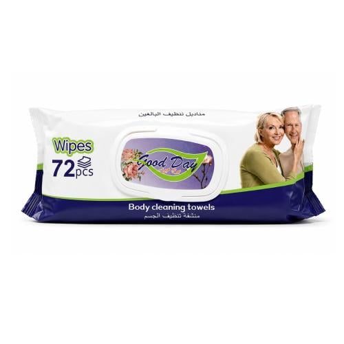 Alcohol-Free Facial Cleansing Wipes Gentle Refreshing Formula 72 Wipes
