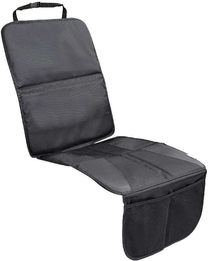 Moon Waterproof Car Seat Protector, Black Twill, Anti-Slip Universal Fit, 1 Piece