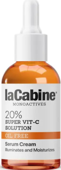 La Cabine Monoactives Super Vit C 20% Serum Cream Solution, 30ml