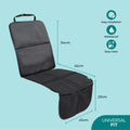 Moon Waterproof Car Seat Protector, Black Prismatic, Anti-Slip, Universal Fit, 1 Piece