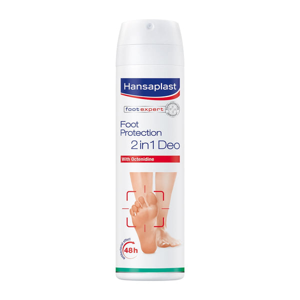 Hansaplast Foot Protection 2-In-1 Deo Spray Octenidine Fresh Foot Care