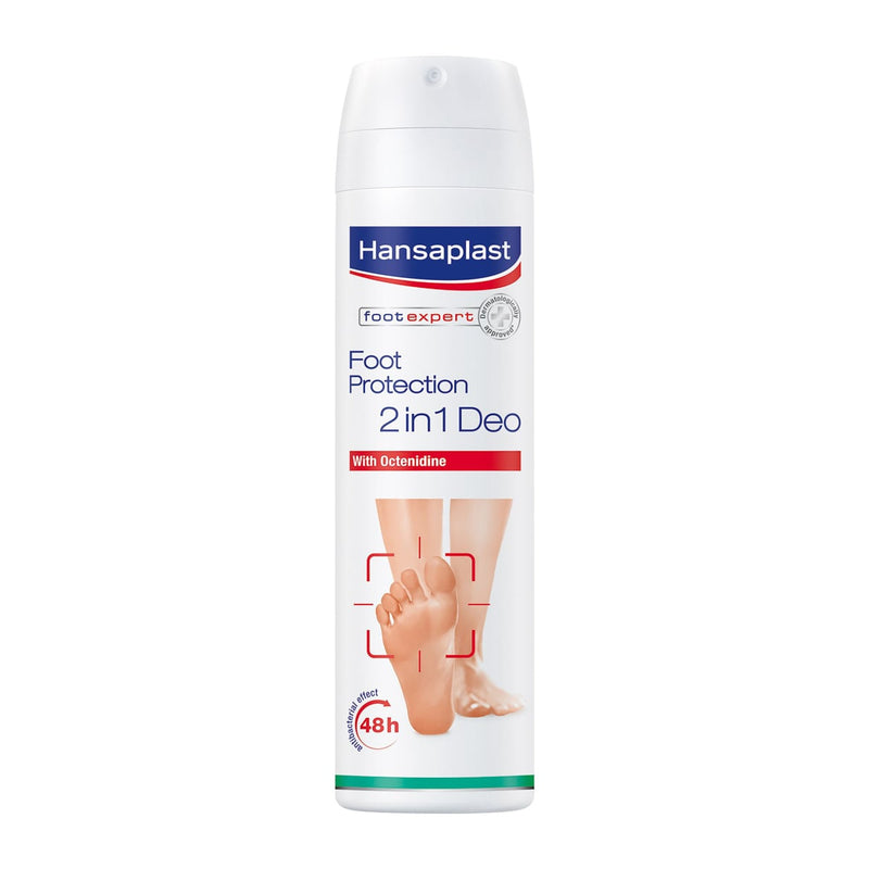 Hansaplast Foot Protection 2-In-1 Deo Spray Octenidine Fresh Foot Care