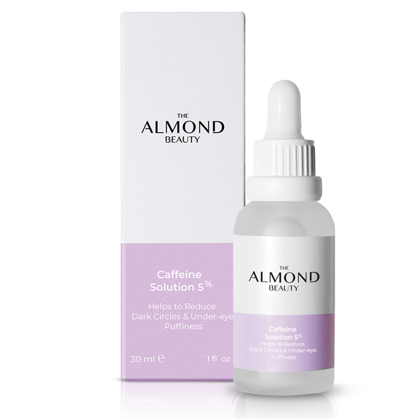Almond Beauty Caffeine Eye Serum Liquid Formula with Hyaluronic Acid 30 ml