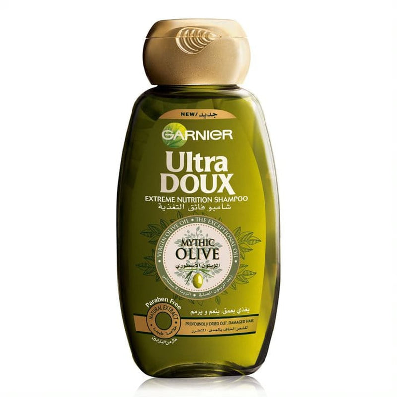Garnier Ultra Doux Mythic Olive Shampoo Virgin Olive Oil Nourishing Formula
