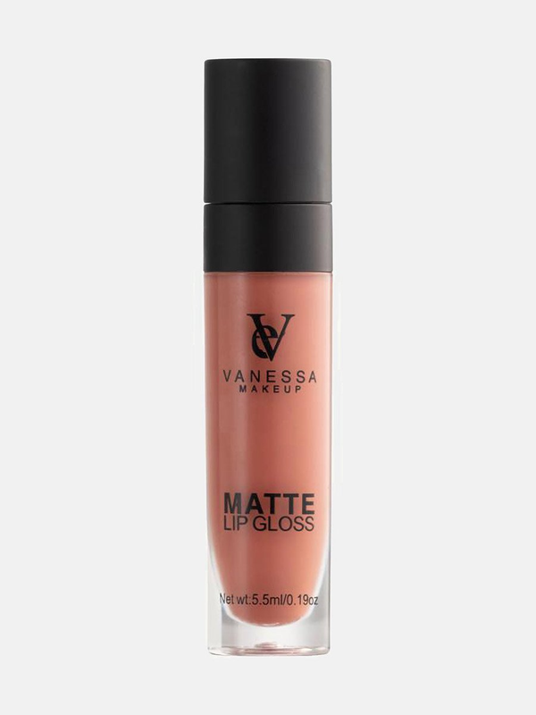 Vanessa Makeup Matte Lip Gloss 02, Smooth Texture, Long-Lasting Color