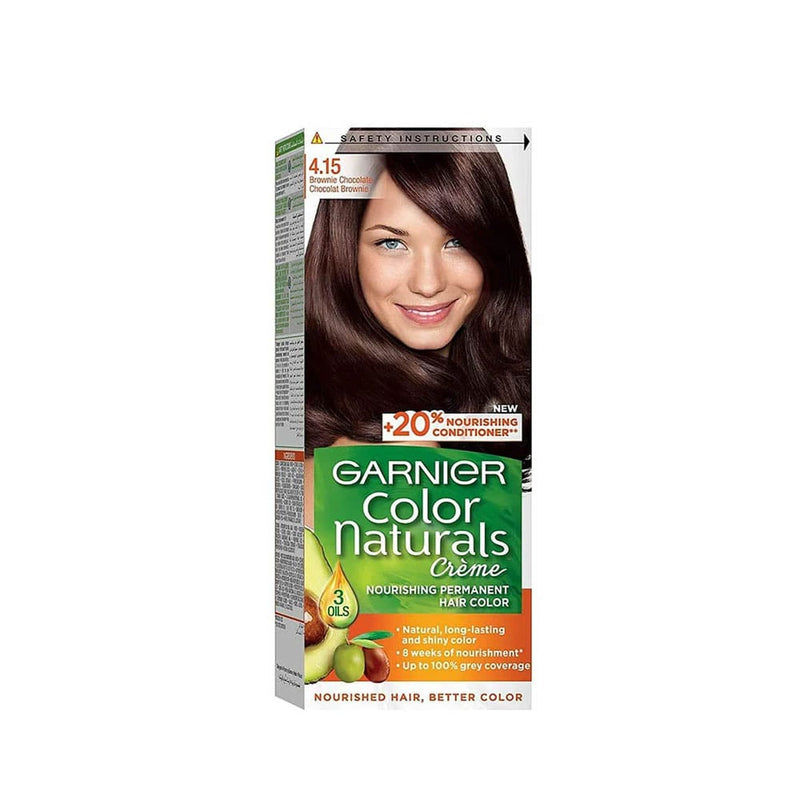 Garnier Color Naturals Hair Color Hair Dye Nourishing Conditioner Chocolate Brownie 4.15