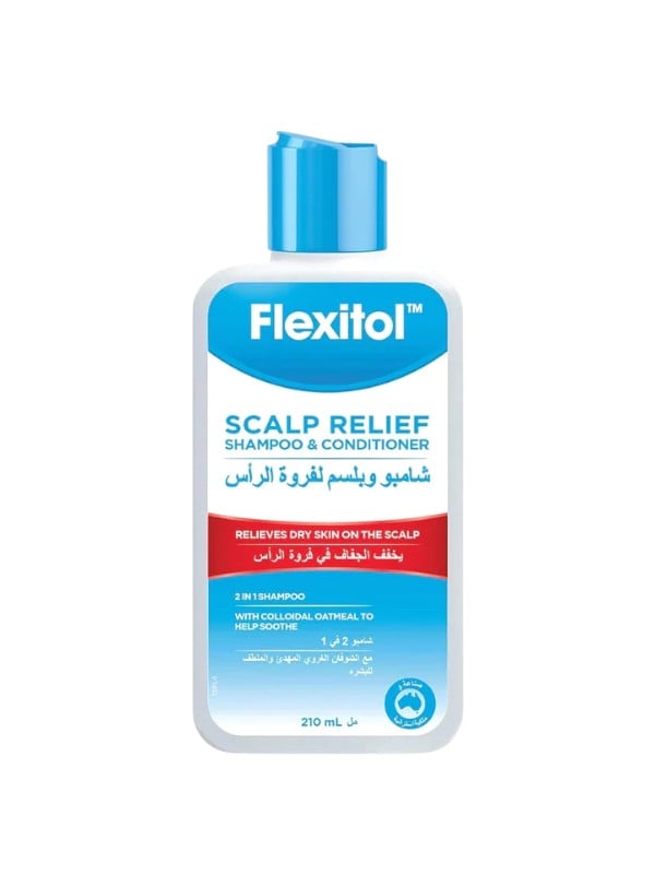 Flexitol Scalp Relief 2-in-1 Shampoo and Conditioner for Dry Sensitive Scalp, 210 ml
