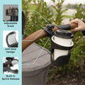 Moon Universal Stroller Cup Holder 360 Rotating Black