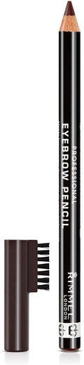 Rimmel London Professional Eyebrow Pencil Built-In Brush Dark Brown