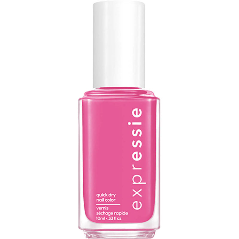 Essie Expressie Nail Polish Quick-Dry Liquid Shine Dark Pink Trick Clique