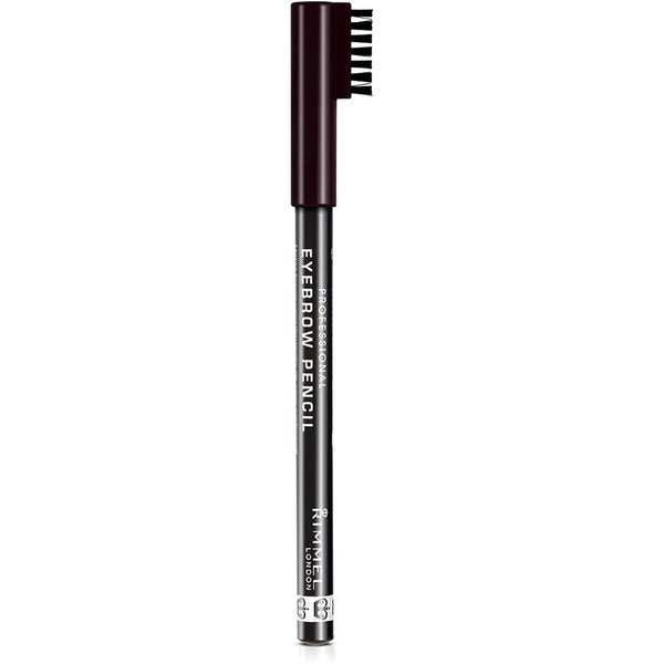 Rimmel Professional Eyebrow Pencil Built-In Brush Longwear Dark