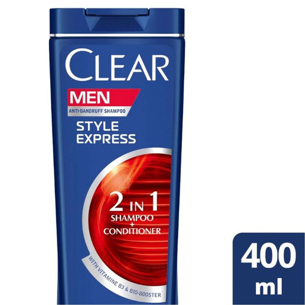 Clear Style Express 2-in-1 Shampoo and Conditioner with Nutrium 10 for Men