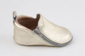 Rose et Chocolat RCZS 05 Zipper Baby Shoes Soft Leather Soles Gold, Size 18-19, 0-6 Months