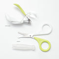 Moon Deluxe Nail Care Set with Magnifying Nail Clipper and Safety-Lid Baby Scissors