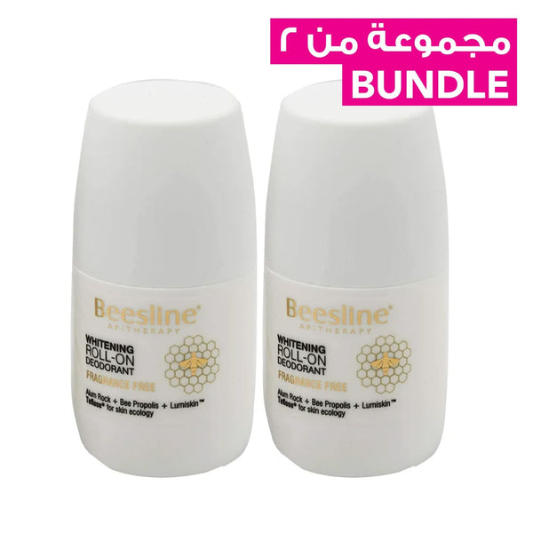 Beesline Deo Roll-On Fragrance-Free Even-Tone Care 50ml, 2 Pieces