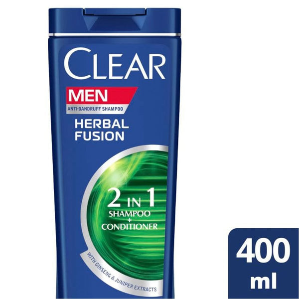CLEAR Men Herbal Fusion 2-in-1 Shampoo and Conditioner Nutrium 10 Formula