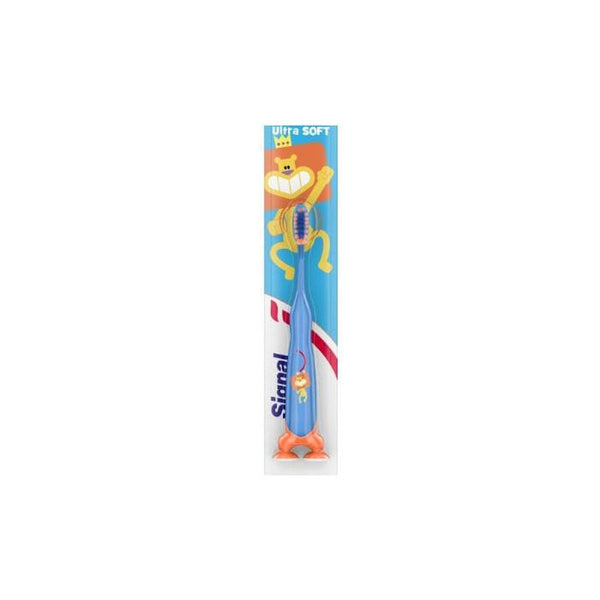 Signal Kids Lion Toothbrush Soft Bristles for Children Ages 2-6 Years