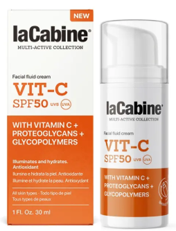 La Cabine Cream Vit C Fluid Photoprotective Face Cream Stabilized Vitamin C 30ml