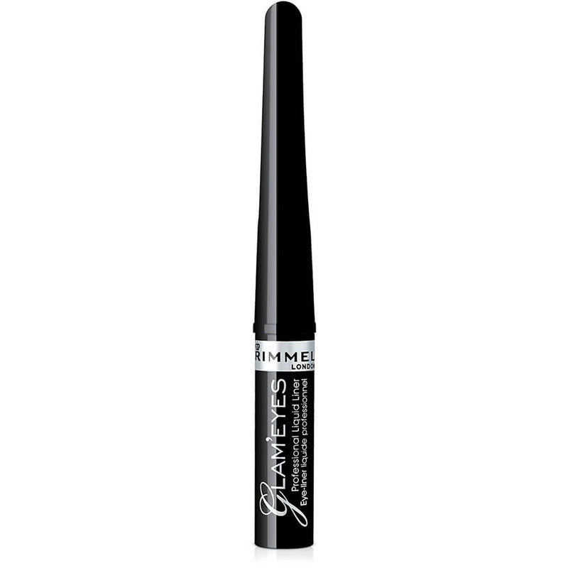 Rimmel London Glam Eyeliner Liquid Waterproof Smudge-Proof Black