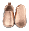 Rose et Chocolat Rczs 06 Zipper Shoes Leather Rubber Soles Bronze Size 20-21