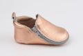 Rose et Chocolat Rczs 06 Zipper Shoes Leather Rubber Soles Bronze Size 20-21