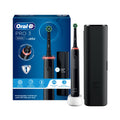 Oral-B Pro 3 3000 Electric Toothbrush Daily Clean Gum Care Pressure Control Black Travel Case